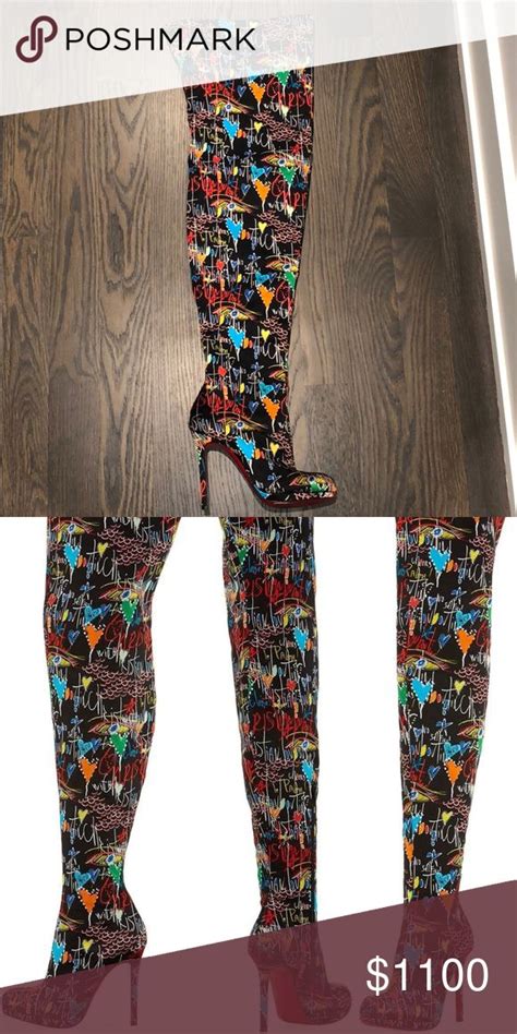 unique louboutin graffiti thigh high boots replica|15 Look Alike Boots & Designer Shoe Knockoffs Under $100.